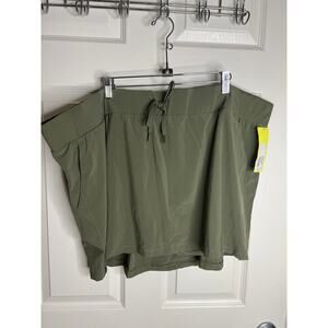 All In Motion Women's Skort Moss Green NEW ~ Size 3X